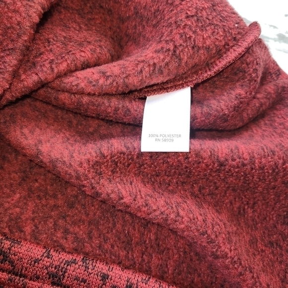 Outdoor by Roundtree & York Men's Knit Pullover Sweater Red/Black Size XL - Picture 9 of 10